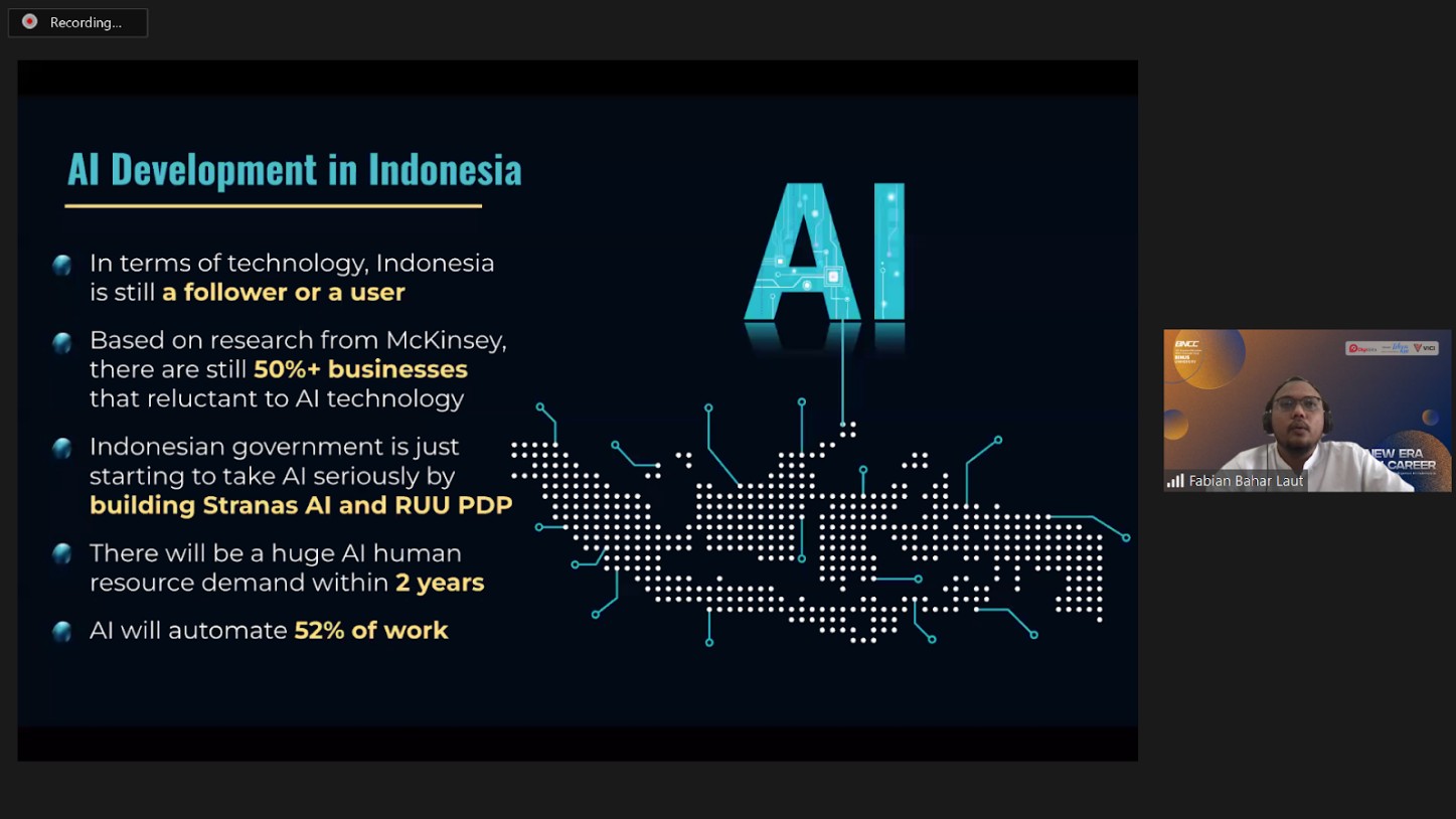 BNCC Webinar New Era New Career: “The Rise Of Artificial Intelligence ...