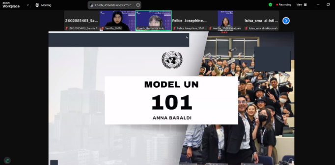Sesi pengajaran MUN 101