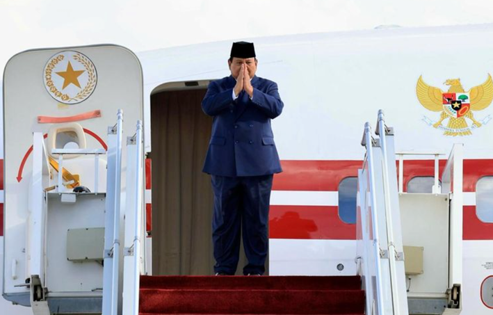 President Prabowo Subianto departs for Indonesia after a visit to five countries, Monday (14/4/2025) (Doc. Setpres)