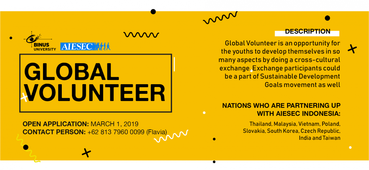 GLOBAL VOLUNTEER OPEN RECRUITMENT