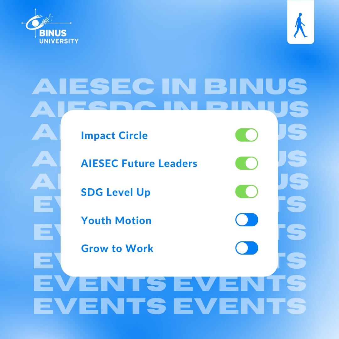 #AIESECinBINUS: Our Events
