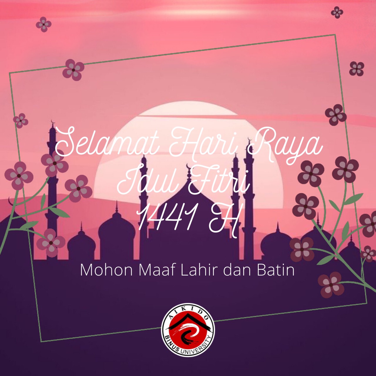 Selamat hari raya Idul fitri 1441 H