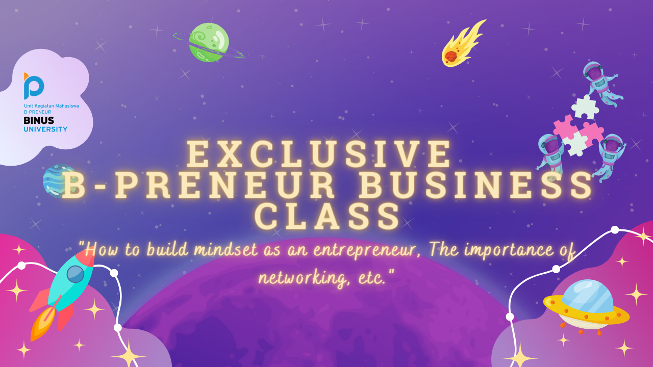 Exclusive B-Preneur Business Class