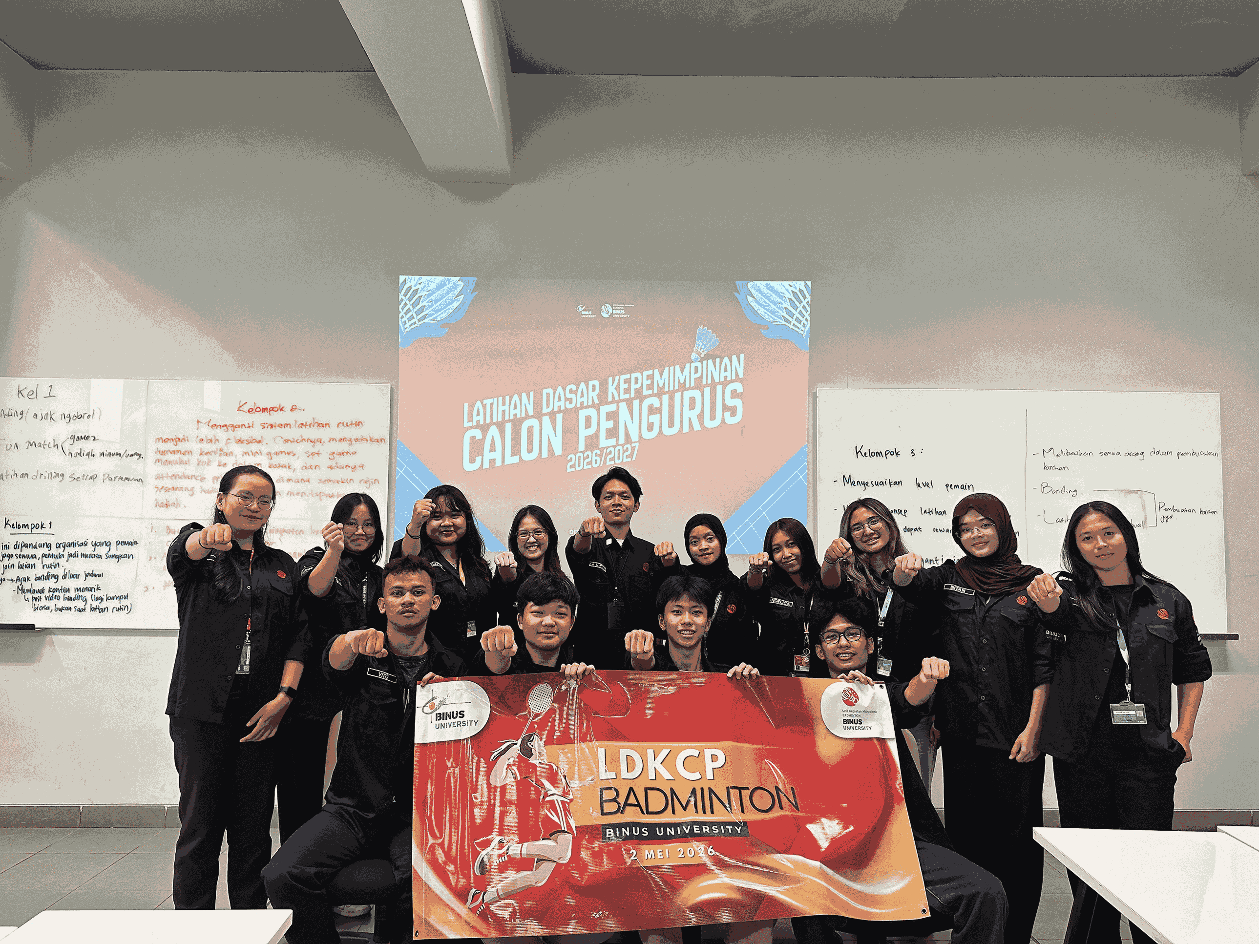 LDKCP : Penguatan Leadership dan Karakter Anggota UKM Badminton