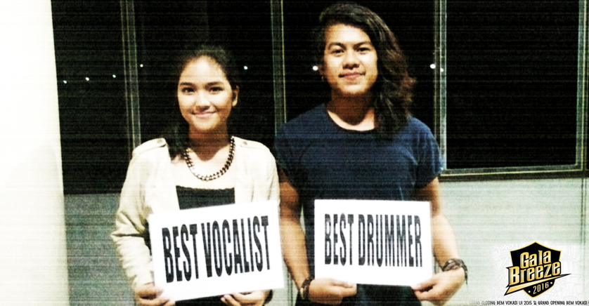 GALA BREEZE UI : UKM BAND BINUS SABET JUARA 3, BEST VOCALIST dan BEST DRUMMER