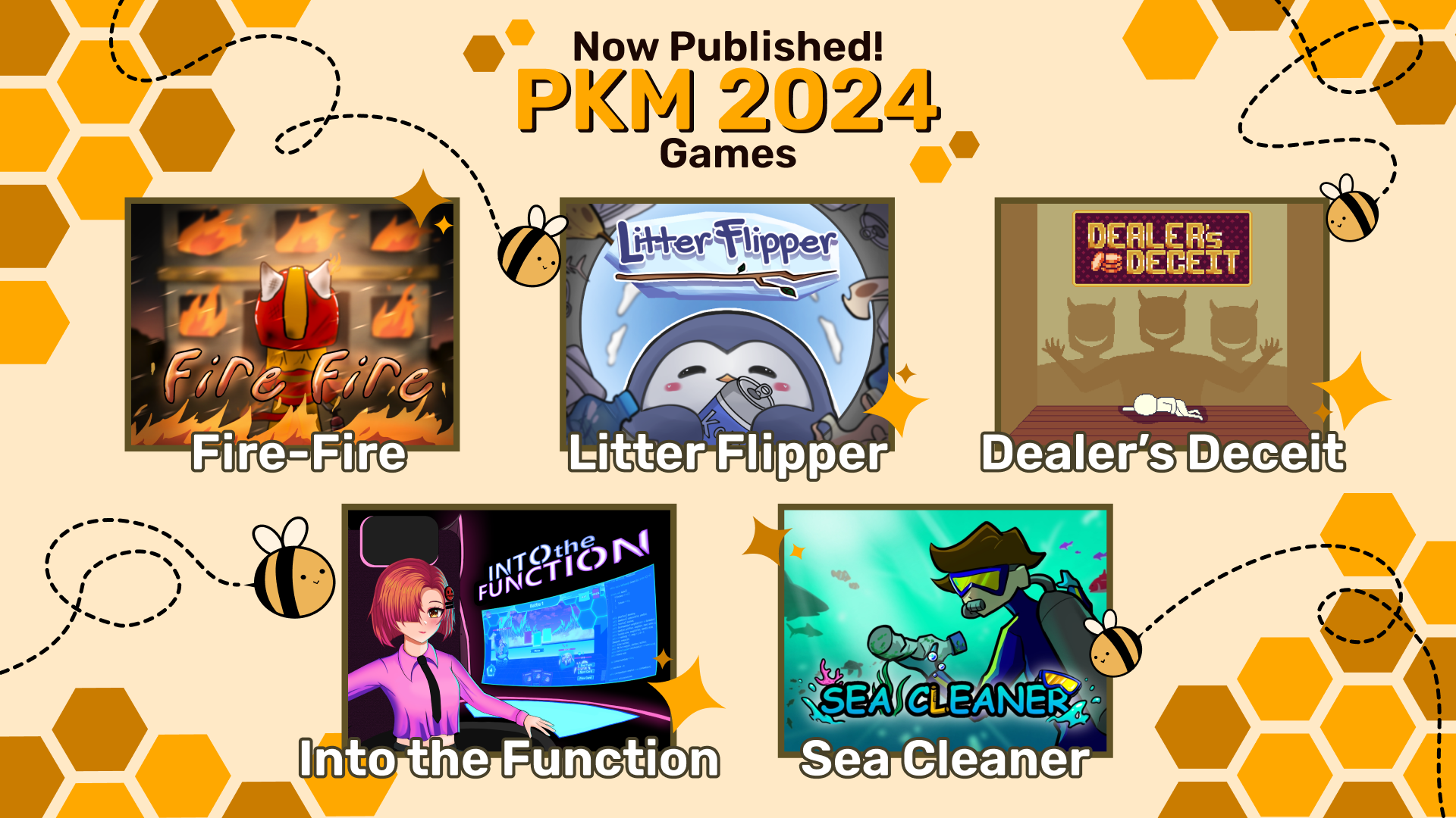 Newly Published PKM 2024 Games!