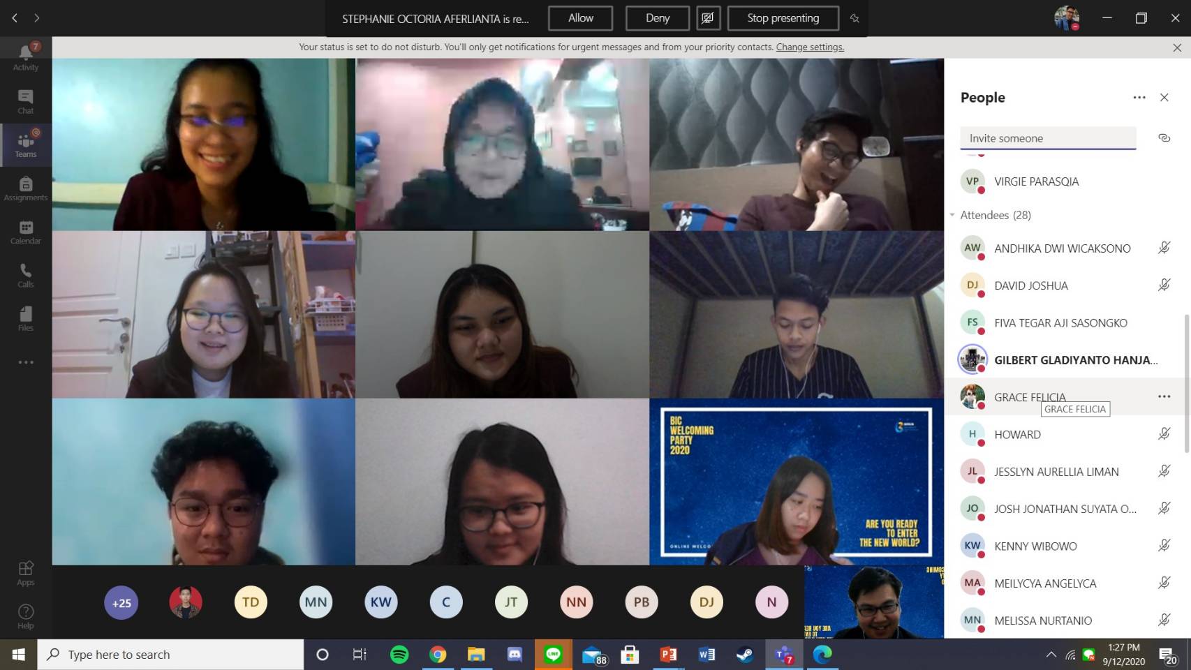 Welcoming Party 2020