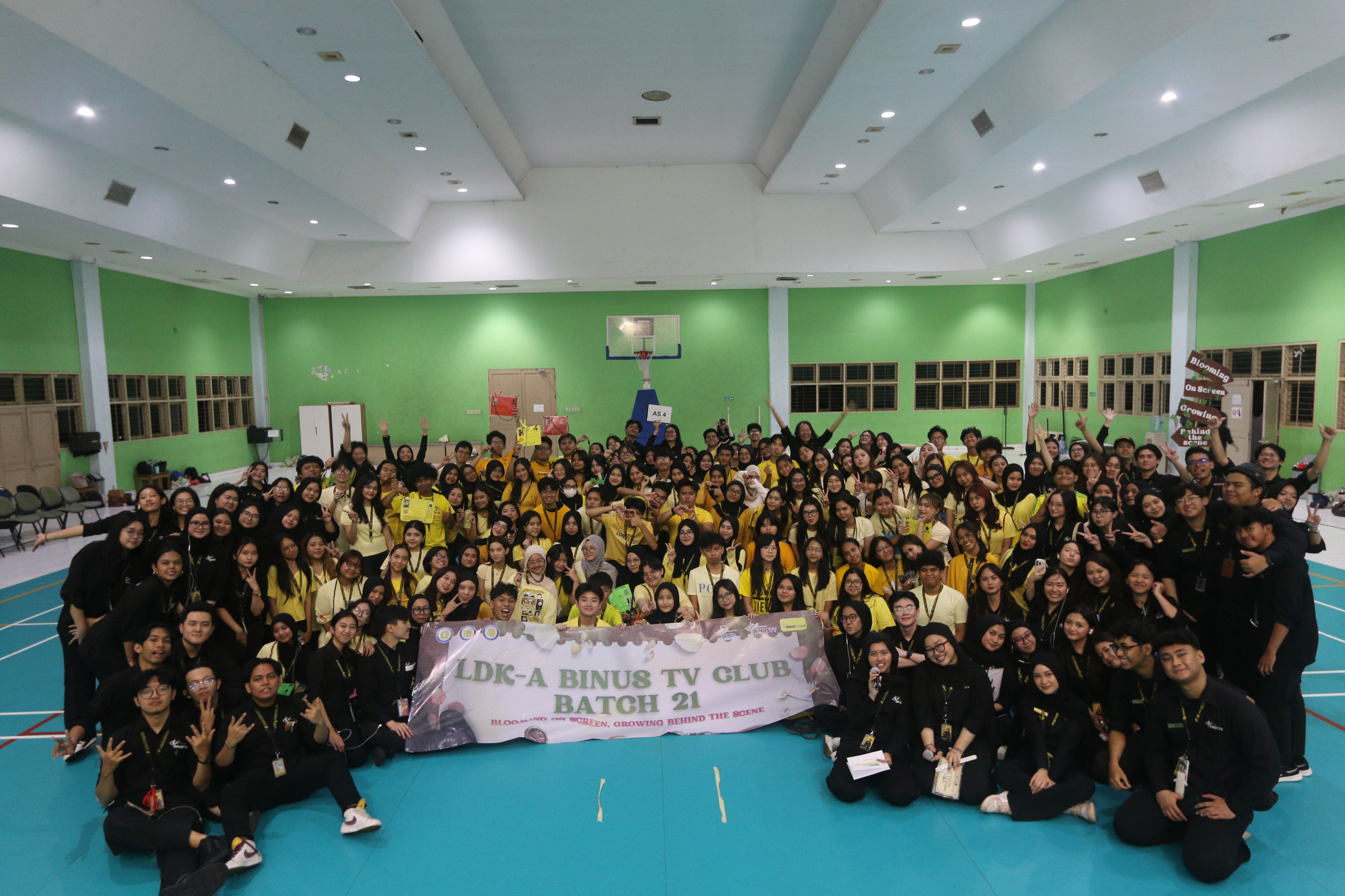 LDK-A BINUS TV CLUB BATCH 21: BLOOMING ON SCREEN, GROWING BEHIND THE SCENE