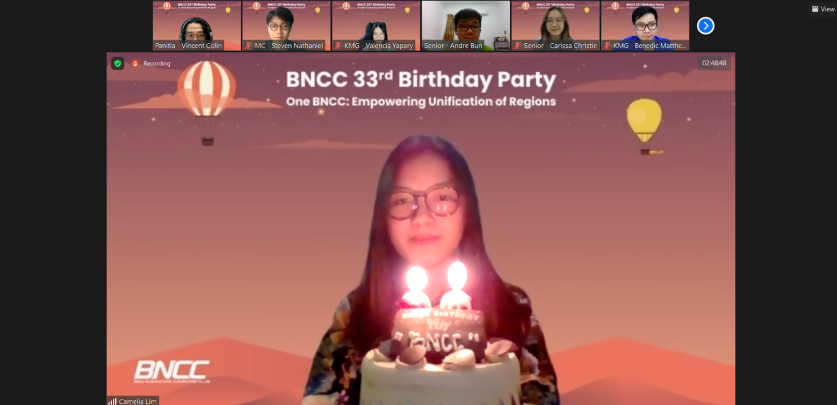 BNCC 33RD BIRTHDAY PARTY: “ONE BNCC: EMPOWERING UNIFICATION OF REGIONS”