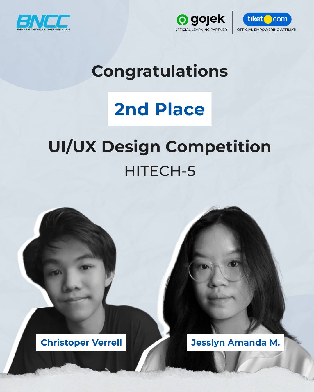 2nd Winner: UI/UX Design Competition @HITECH-5