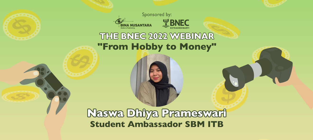 WEBINAR: FROM HOBBY TO MONEY