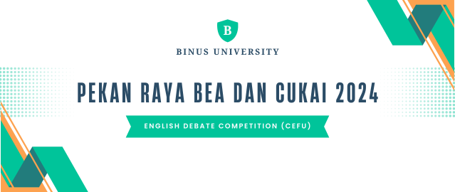 BINUS Debate Team Secures 3rd Place at Pekan Raya Bea dan Cukai 2024