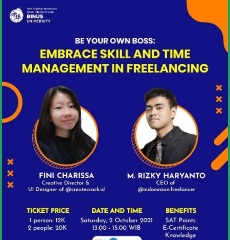 Seminar “Be Your Own Boss: Embrace Skills and Time Management in Freelance”