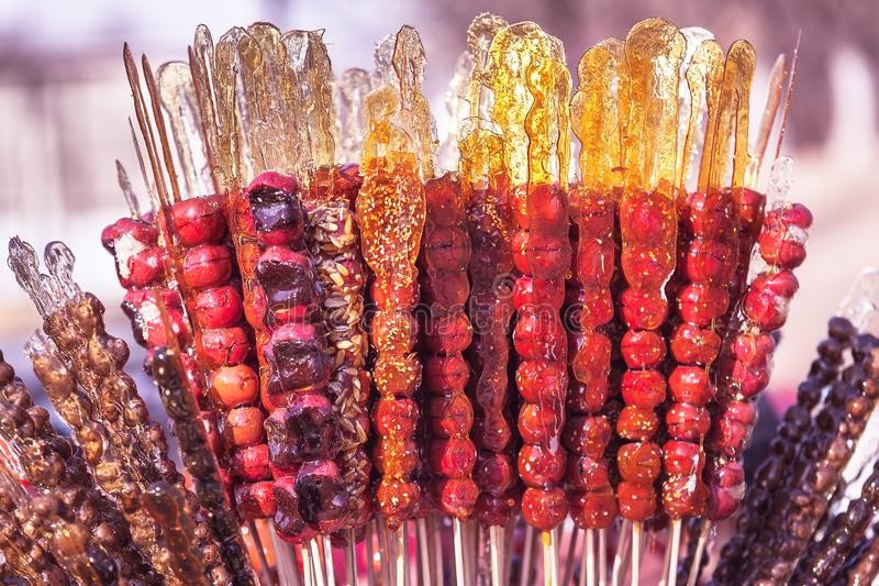 Chinese fruit candied, Tanghulu and Kiamboy