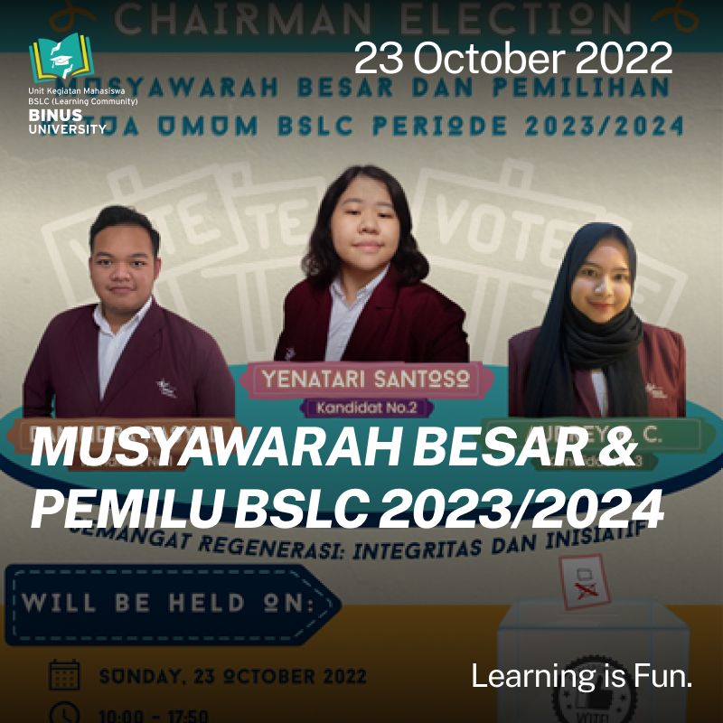 Musyawarah Besar & Pemilu BSLC 2023/2024