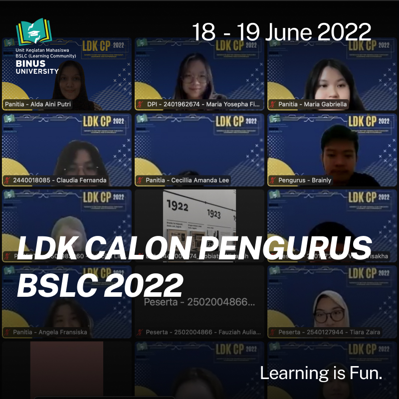 Latihan Dasar Kepemimpinan Calon Pengurus (LDK CP) 2023