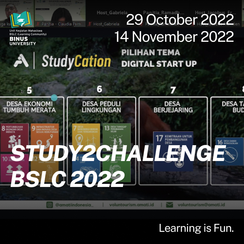 Study2Challenge (BSLC Festival) 2022