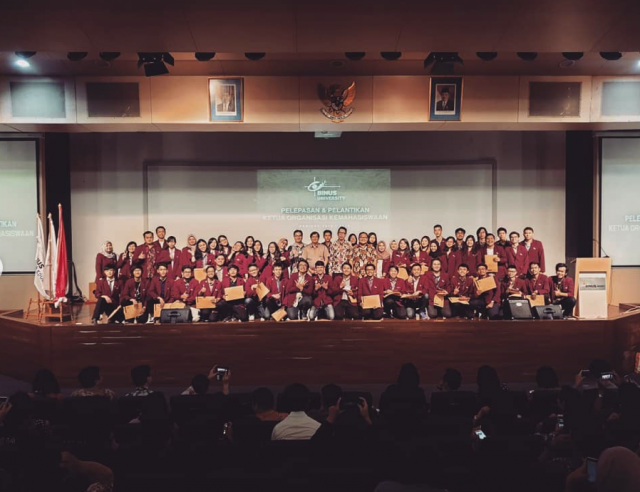 Pelepasan dan Pelantikan Ketua Organisasi Kemahasiswaan Periode 2018/2019