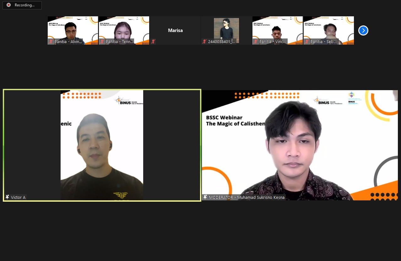 BSSC Webinar “The Magic of Calisthenic”