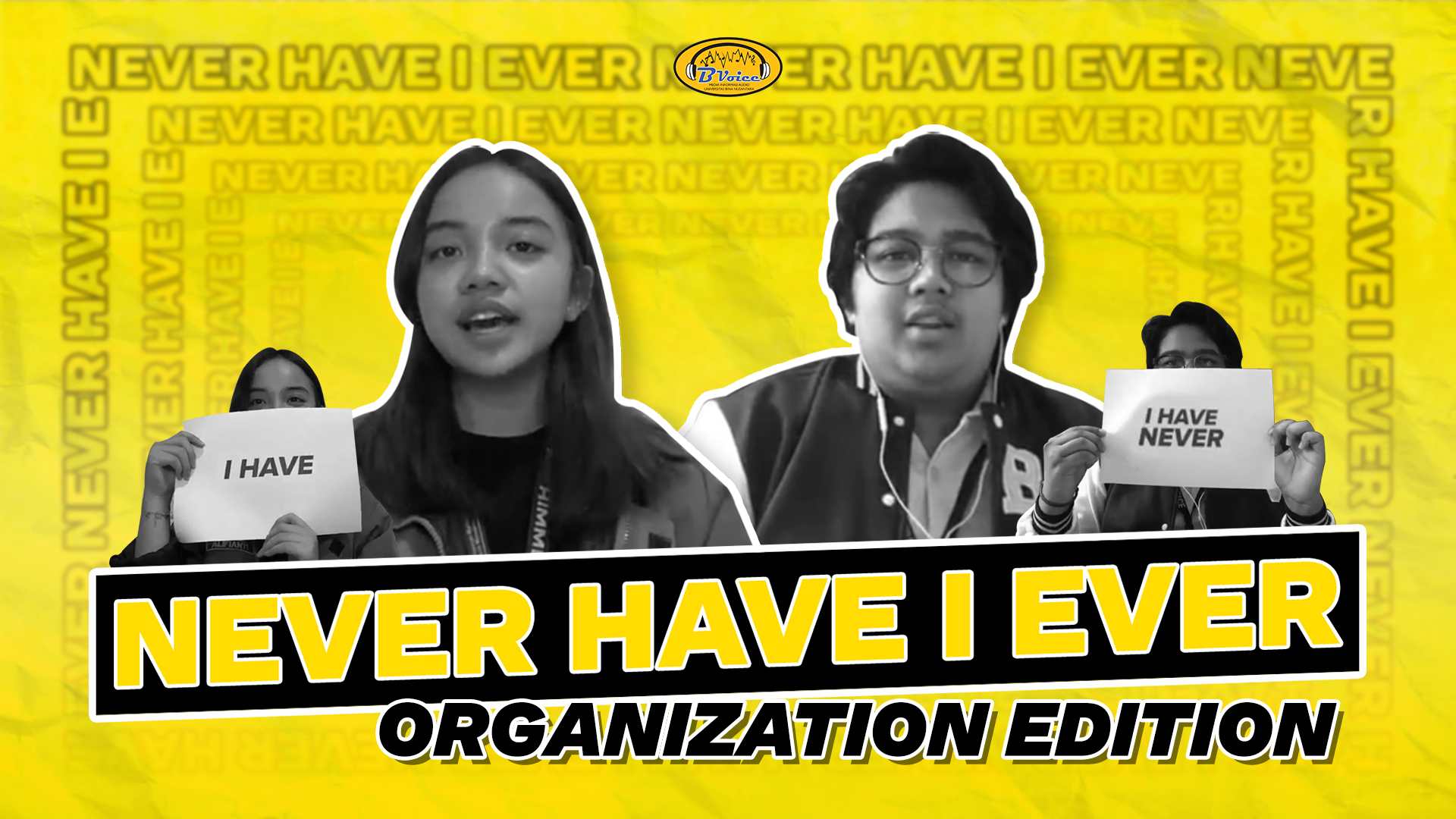 Never Have I Ever “Organization Edition”