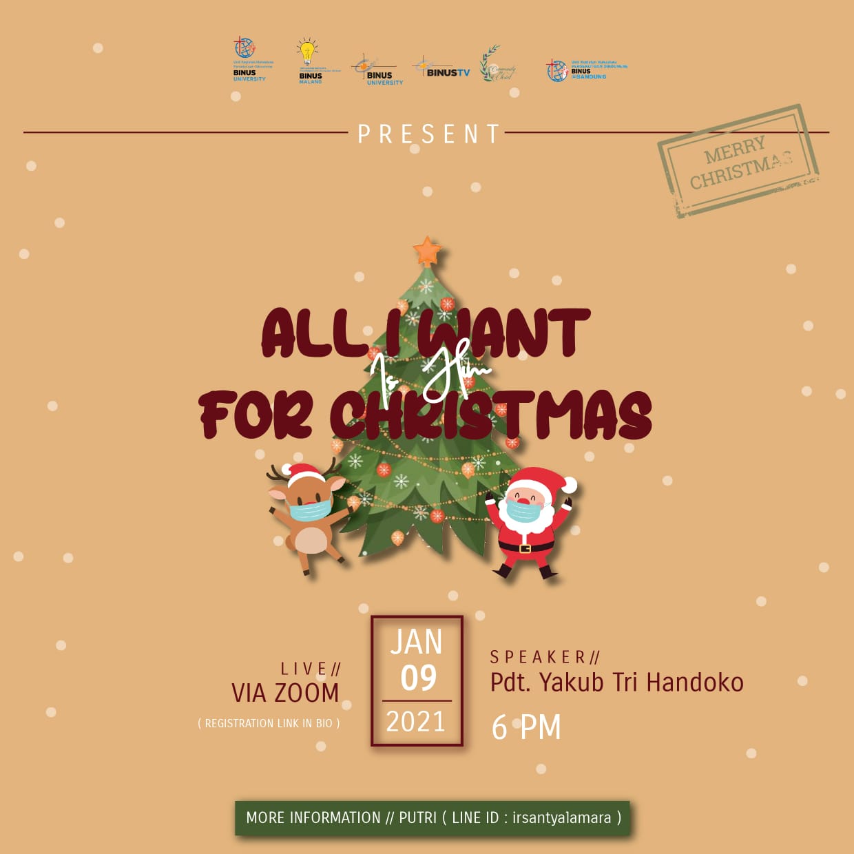 ALL-CAMPUS Online Christmas Celebration (January 9 2021)
