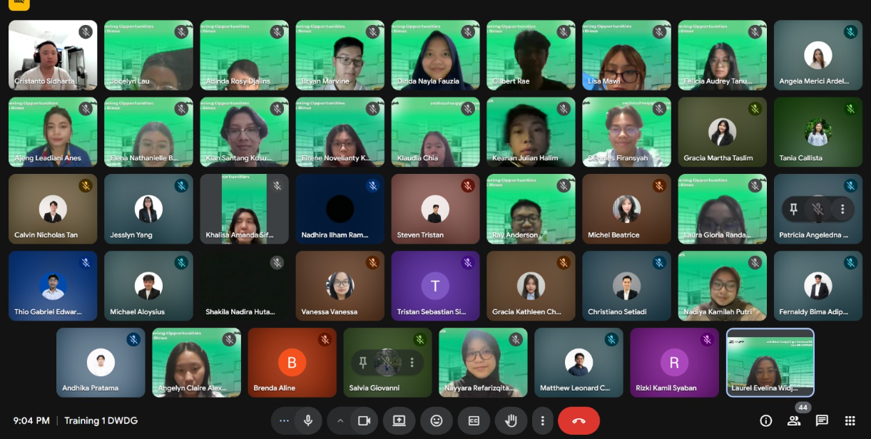 DWDG Internal Training