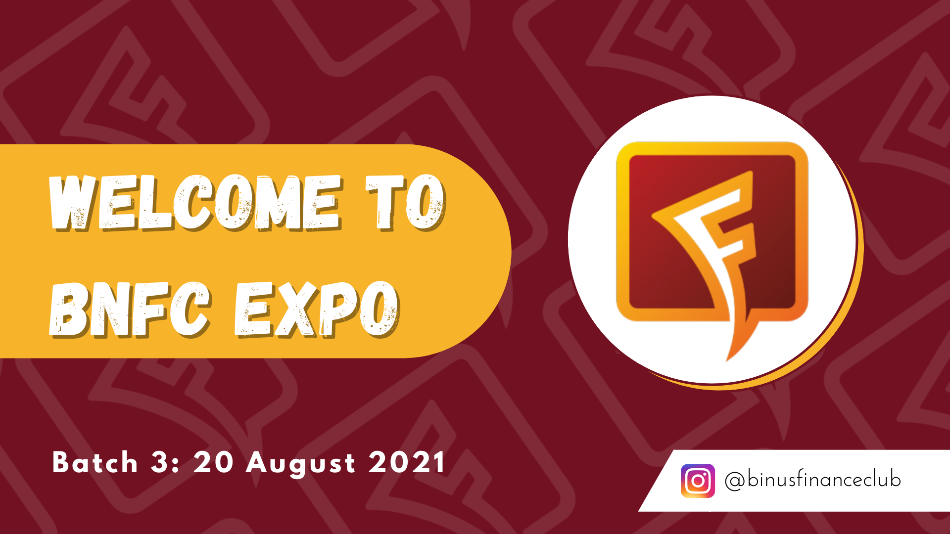 EXPO BNFC 2021 Batch 3