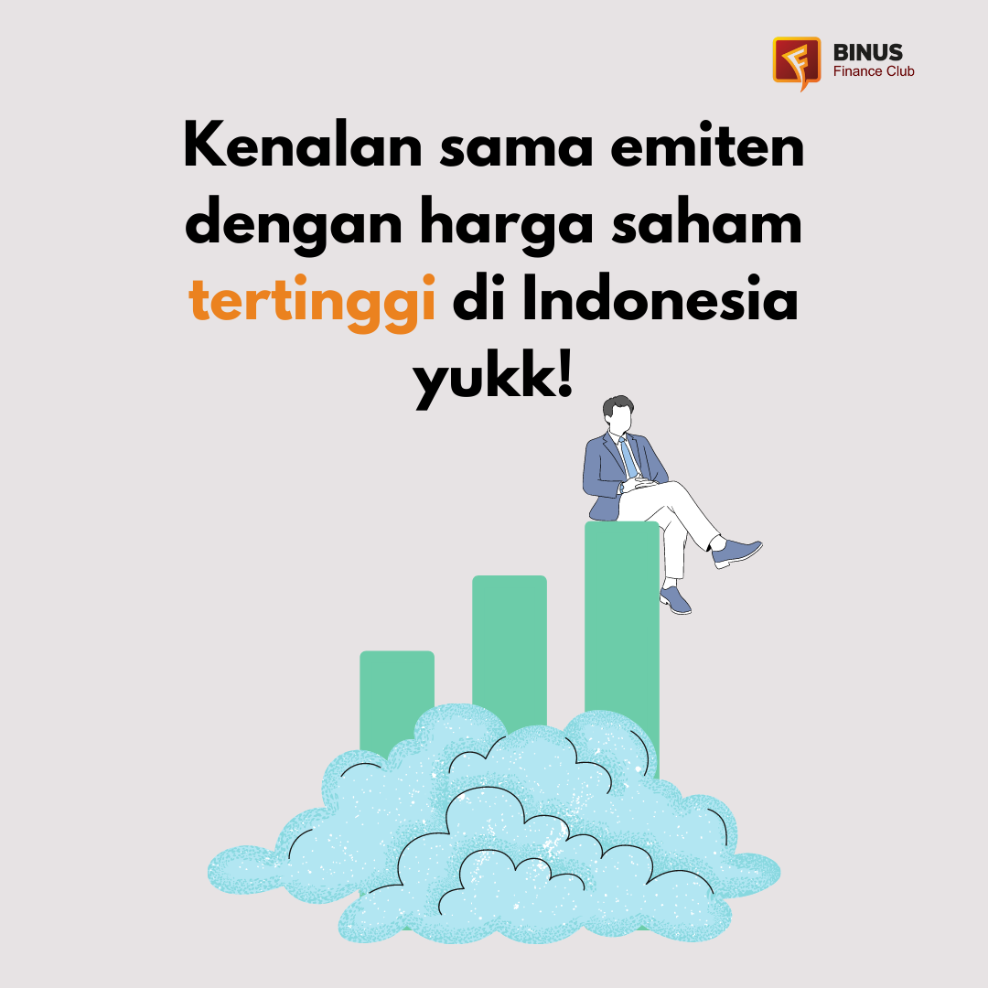 Kenalan sama Emiten dengan Harga Saham Tertinggi di Indonesia yukk!