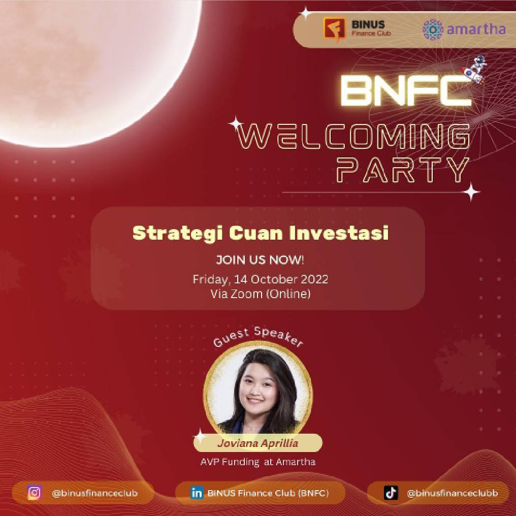 BNFC Welcoming Party : Strategi Cuan Investasi