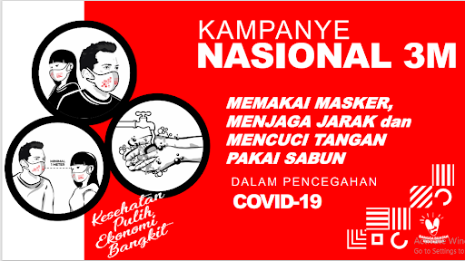Mematuhi 3M Untuk Diri Sendiri dan Orang Lain
