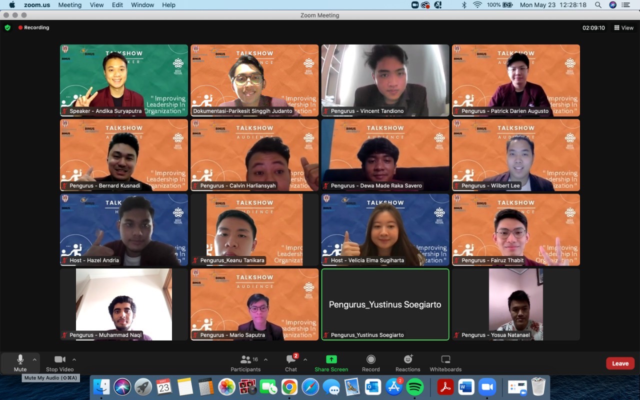 BINUS FESTIVAL X UKM SEPAKBOLA “IMPROVING LEADERSHIP IN ORGANIZATION”