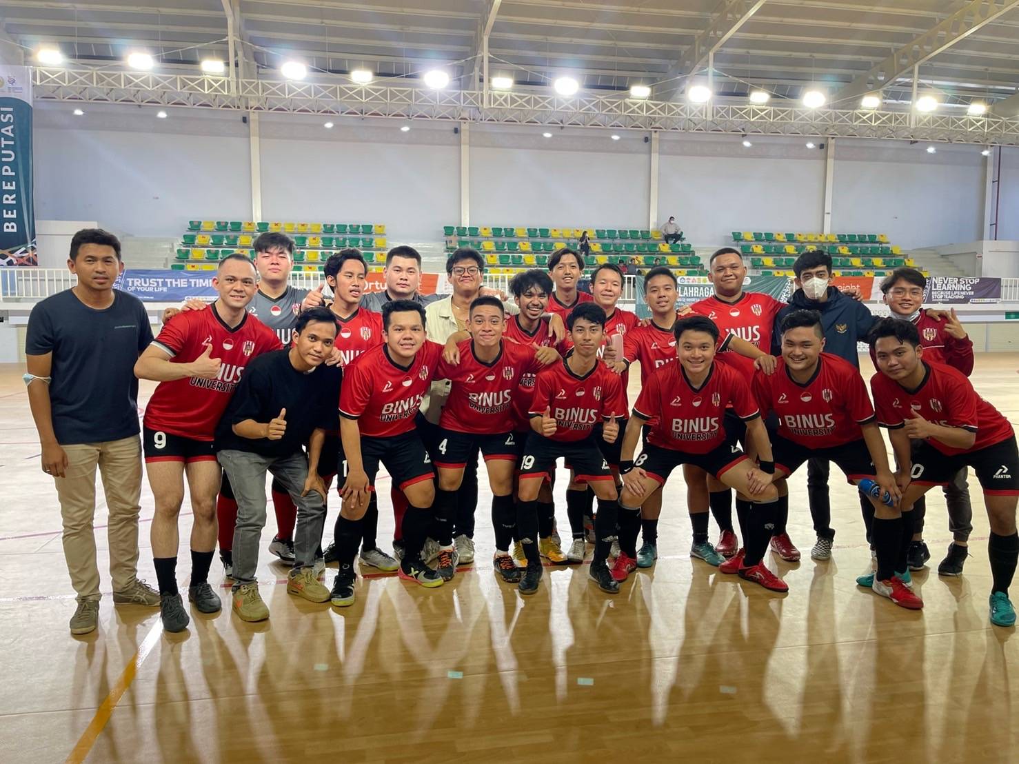 UKM Sepakbola Binus Akhirnya Mengikuti Turnamen Pertamanya Sejak Terkendala Pandemi Selama 2 Tahun.