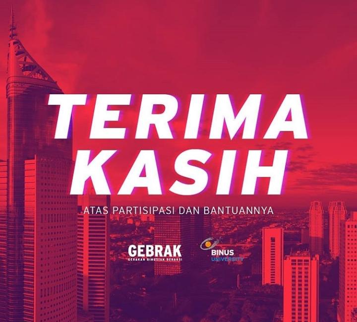 Hapkido Bersama GEBRAK! Kolaborasi UKM BINUS Bagi Pejuang COVID-19