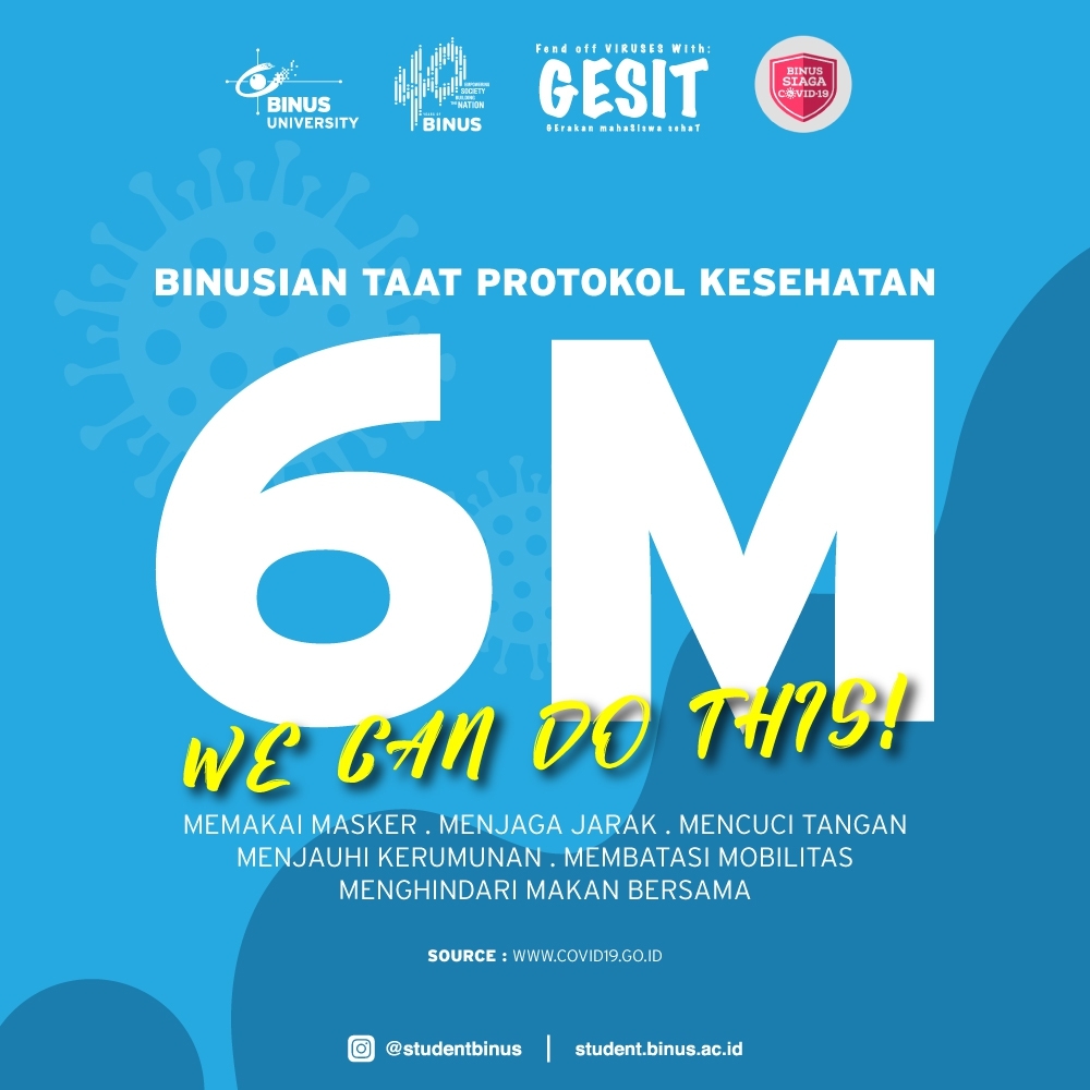 Binusian Taat Protokol Kesehatan