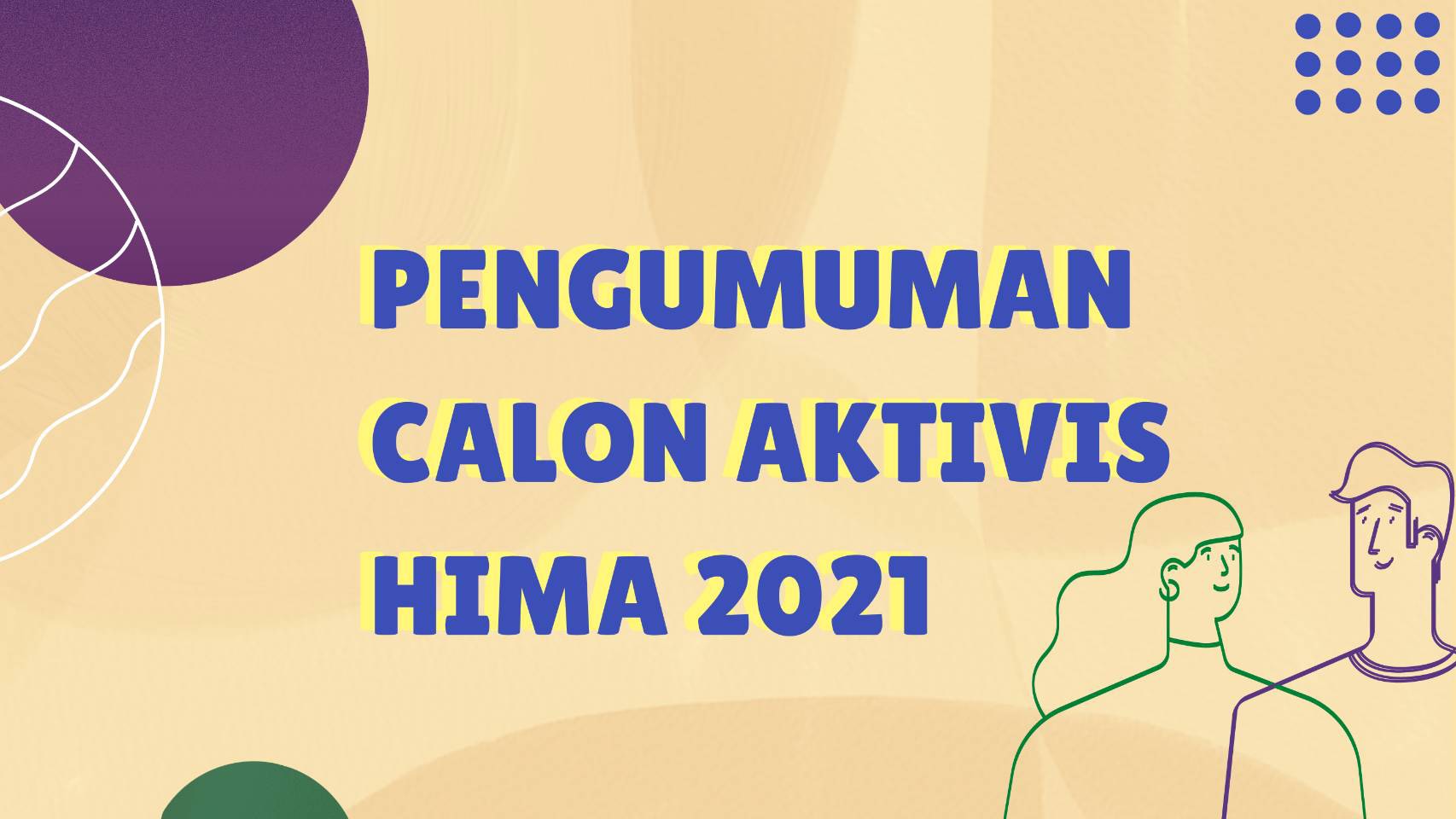 Pengumuman Hasil Seleksi Recavist HIMA 2021