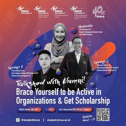 Talkshow with Alumni – “Brace Yourself to be Active in Organizations & amp; Get Scholarship”
