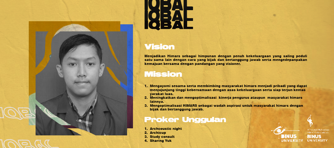 BAKAL CALON KETUA HIMARS 2019