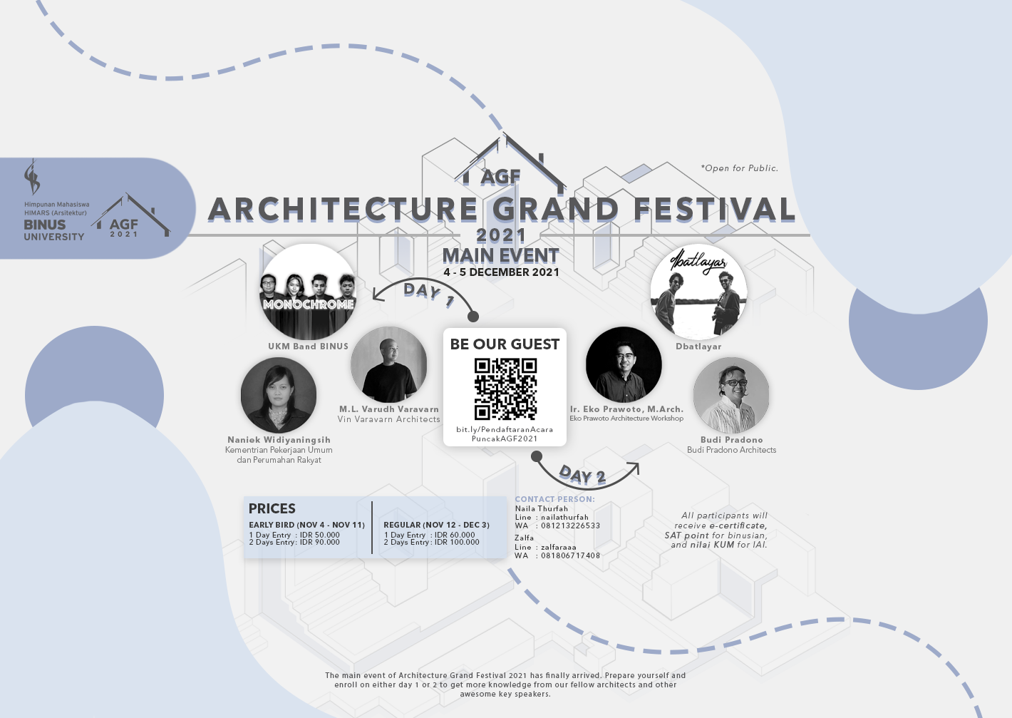 OPEN REGISTRATION MAIN EVENT ARCHITECTURE GRAND FESTIVAL