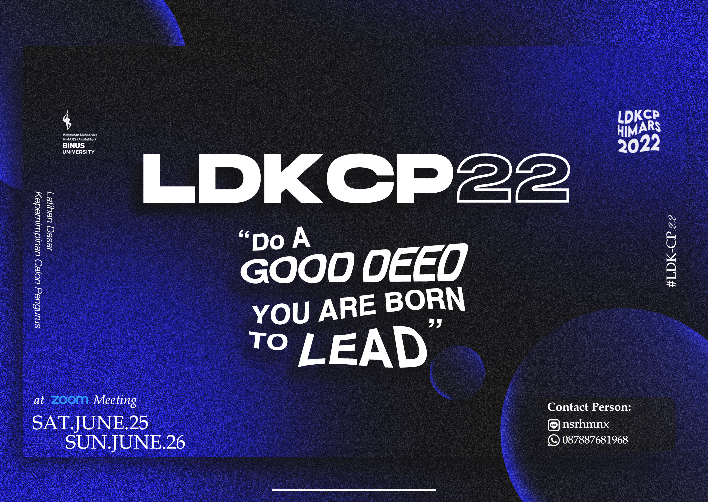 Latihan Dasar Kepemimpinan-Calon Pengurus (LDK-CP) 2022