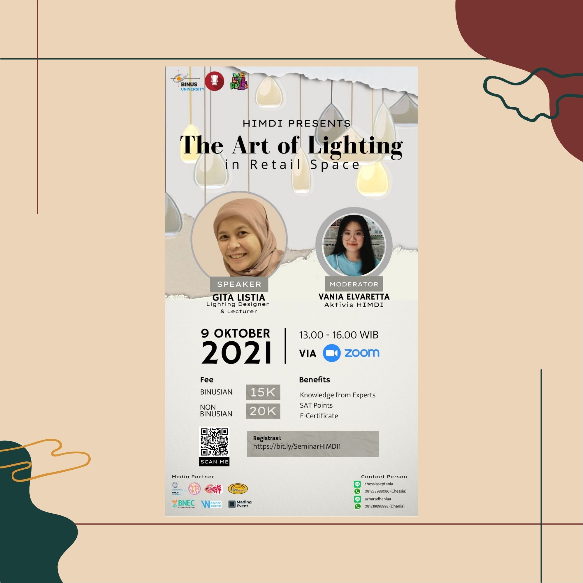 WEBINAR HIMDI #1 2021 THE ART OF LIGHTING IN RETAIL SPACE