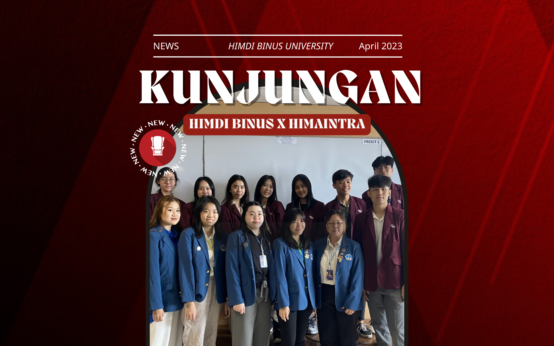 Kunjungan Interior Petra Christian University (PCU) ke Binus University “HIMDI BINUS X HIMAINTRA”