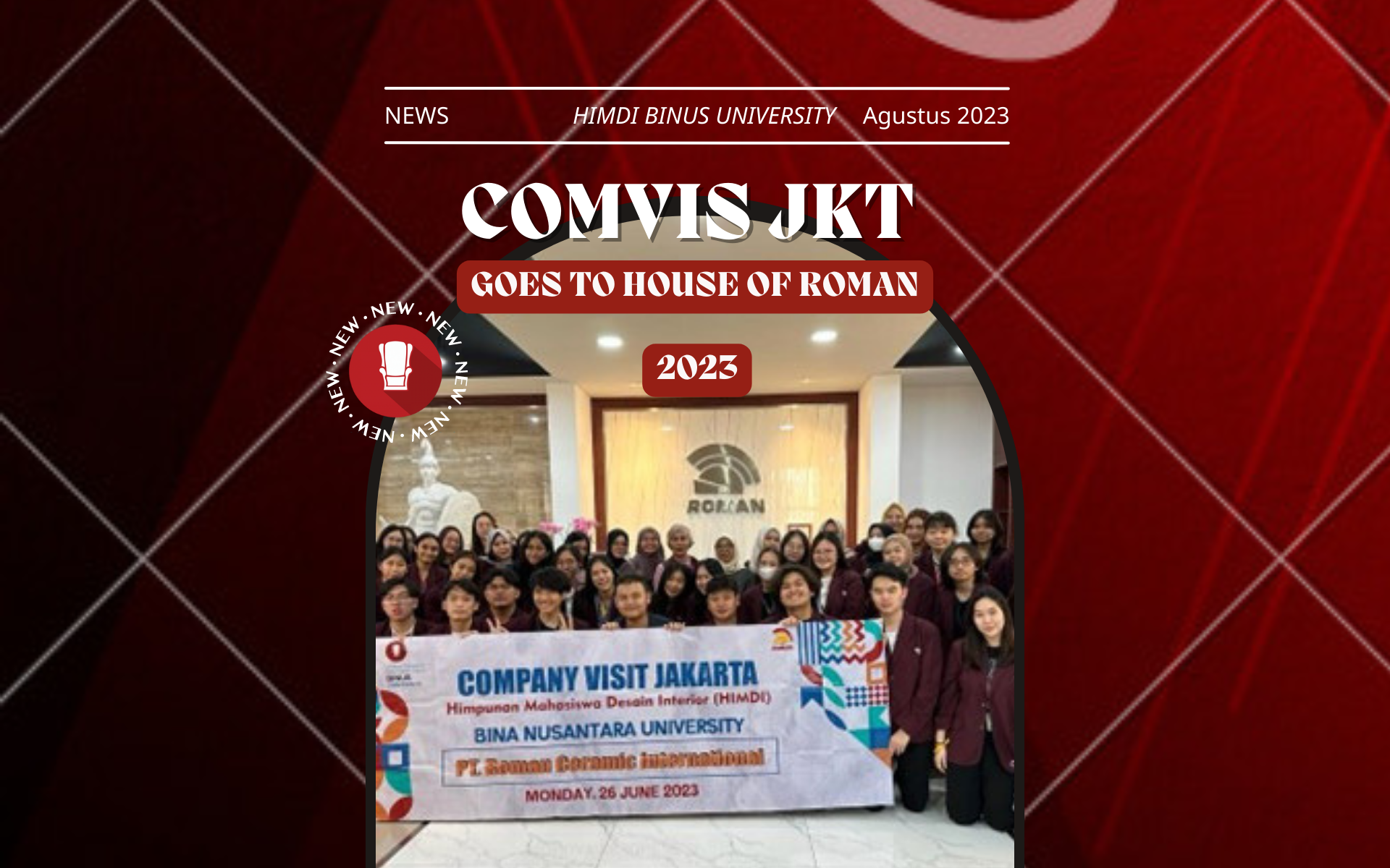 Company Visit Jakarta 2023 goes to House of Roman