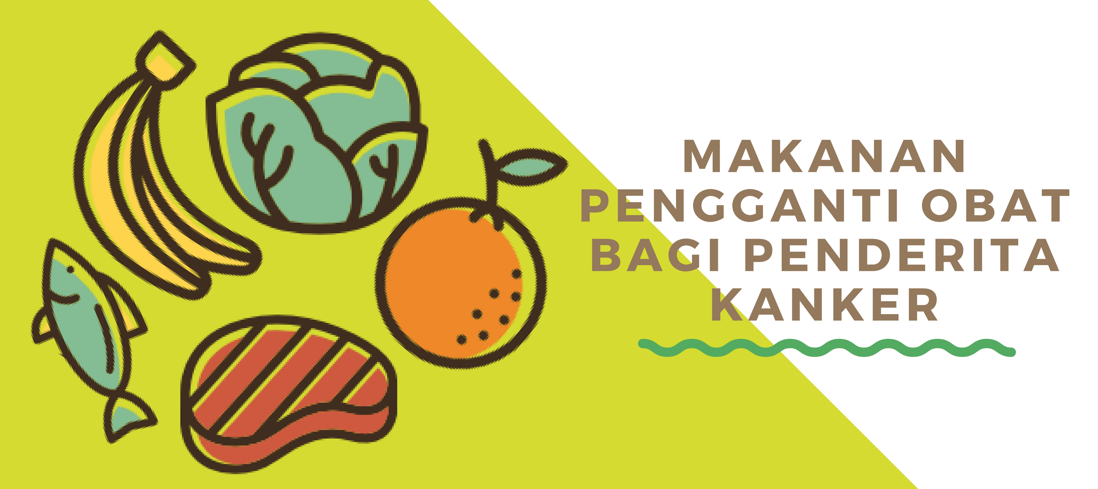 MAKANAN PENGGANTI OBAT BAGI PENDERITA KANKER