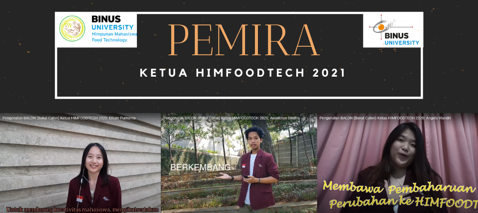PEMIRA CALON KETUA HIMFOODTECH 2020
