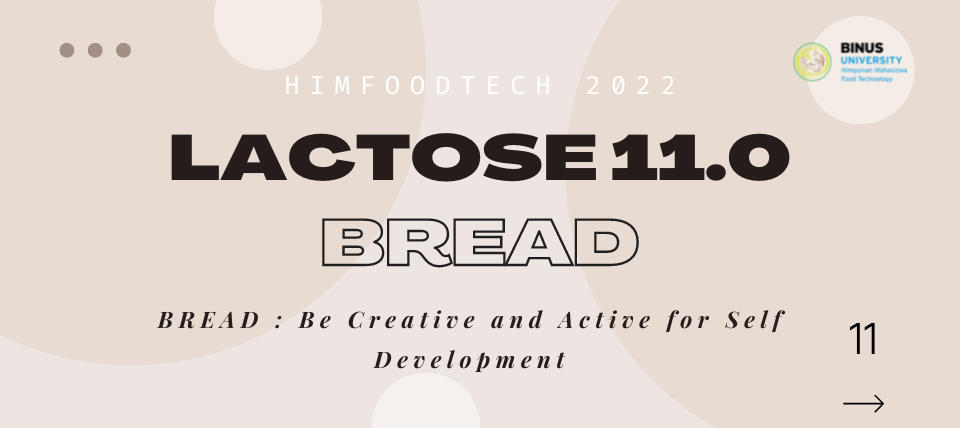 LACTOSE 11.0 – BREAD : Be Creative and Active for Self Development
