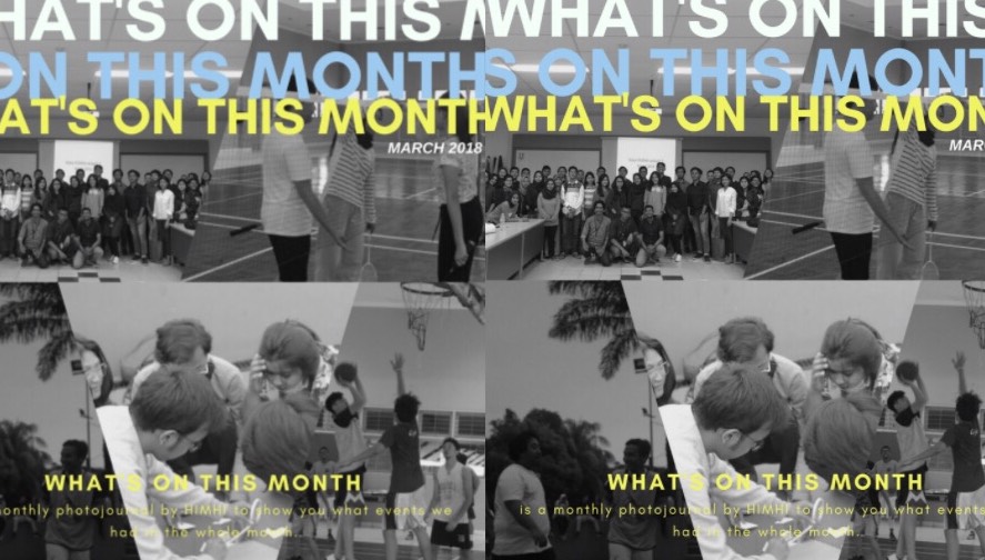 WHAT’S ON THIS MONTH (MARCH 2018)