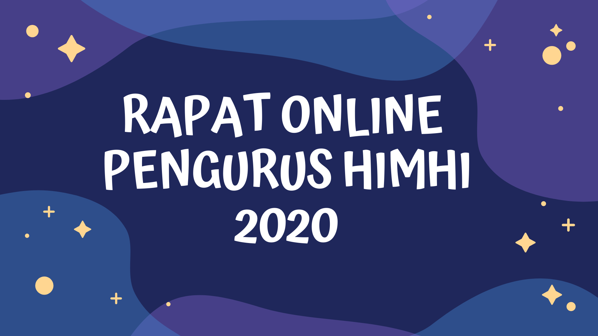 Rapat Online Pengurus HIMHI 2020