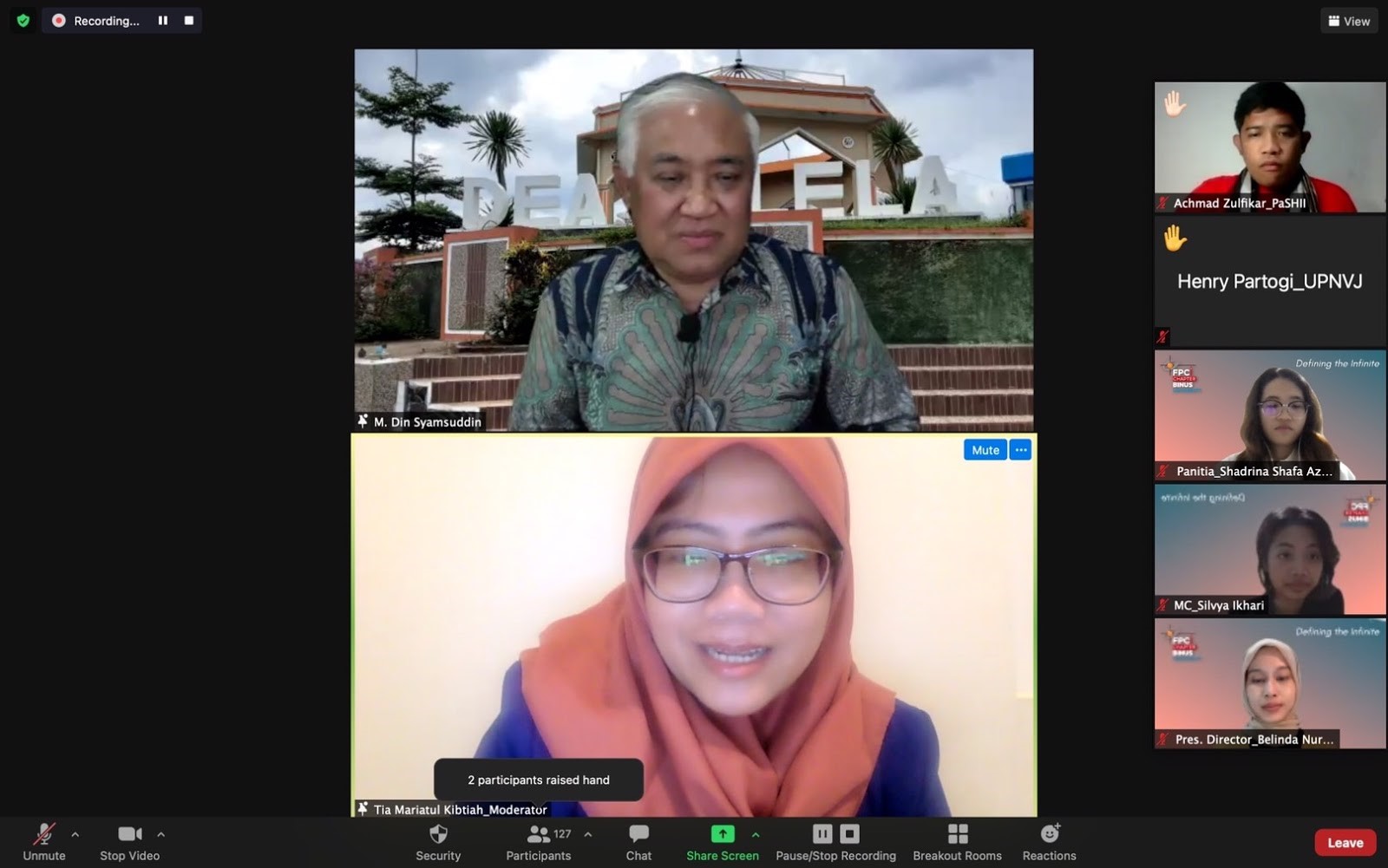 Open Foreign Policy Discussion (FPD II) “Normalization Of Indonesia-Israel: Will It Happen?