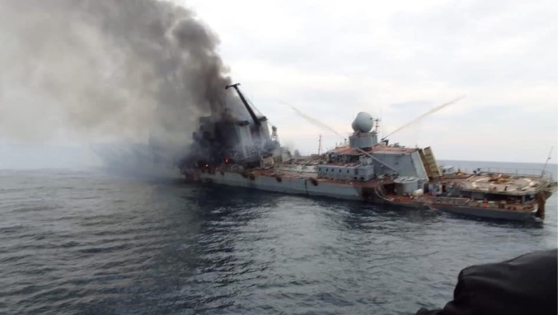 Russia’s flagship Moskva sunk: Whom to blame?