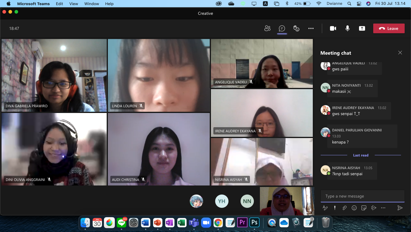 Rapat Divisi Creative Bulan Juli 2021